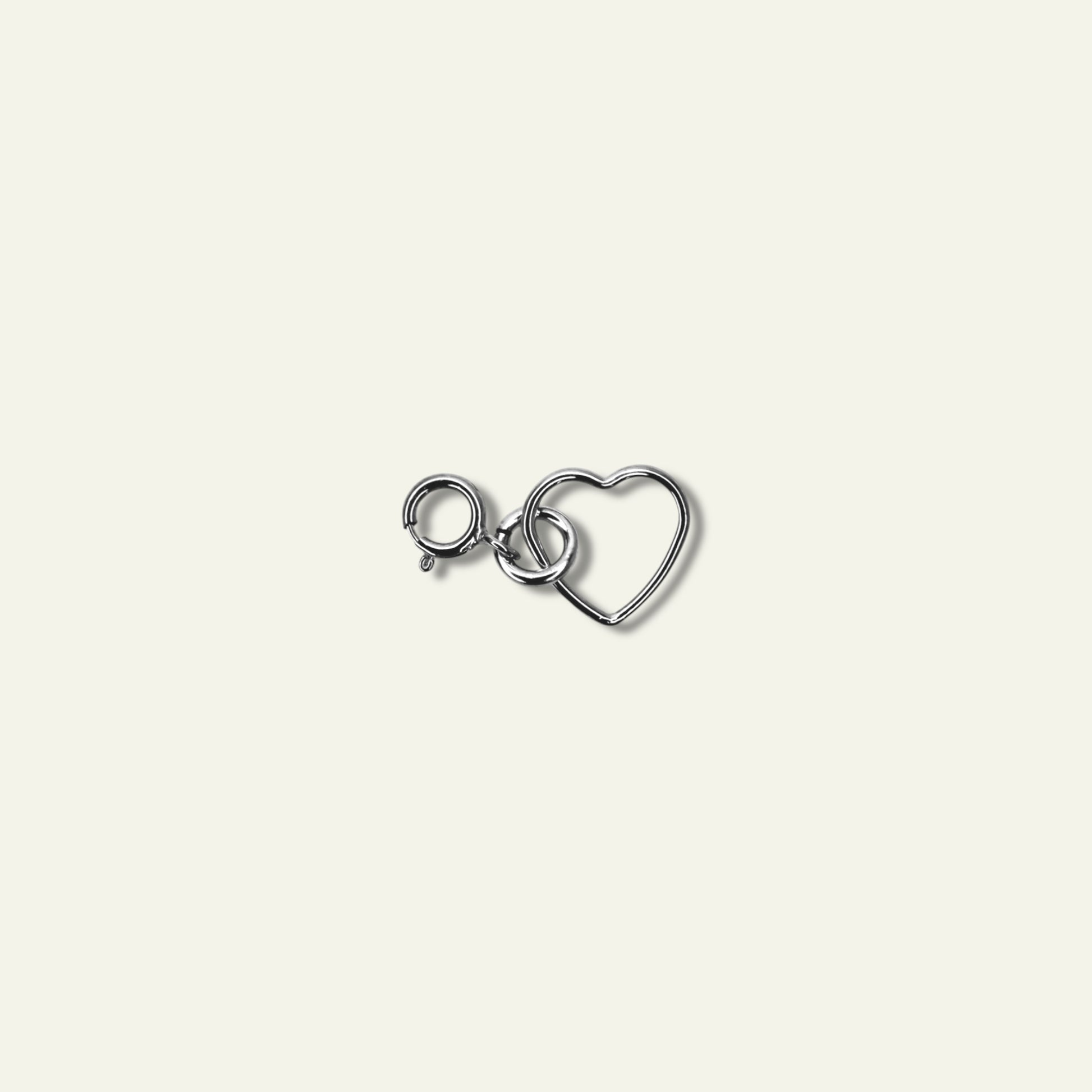 Charm cuore in laminato oro 12K, fatto a mano in Italia, da agganciare a collane e bracciali - Trame Gioielli"