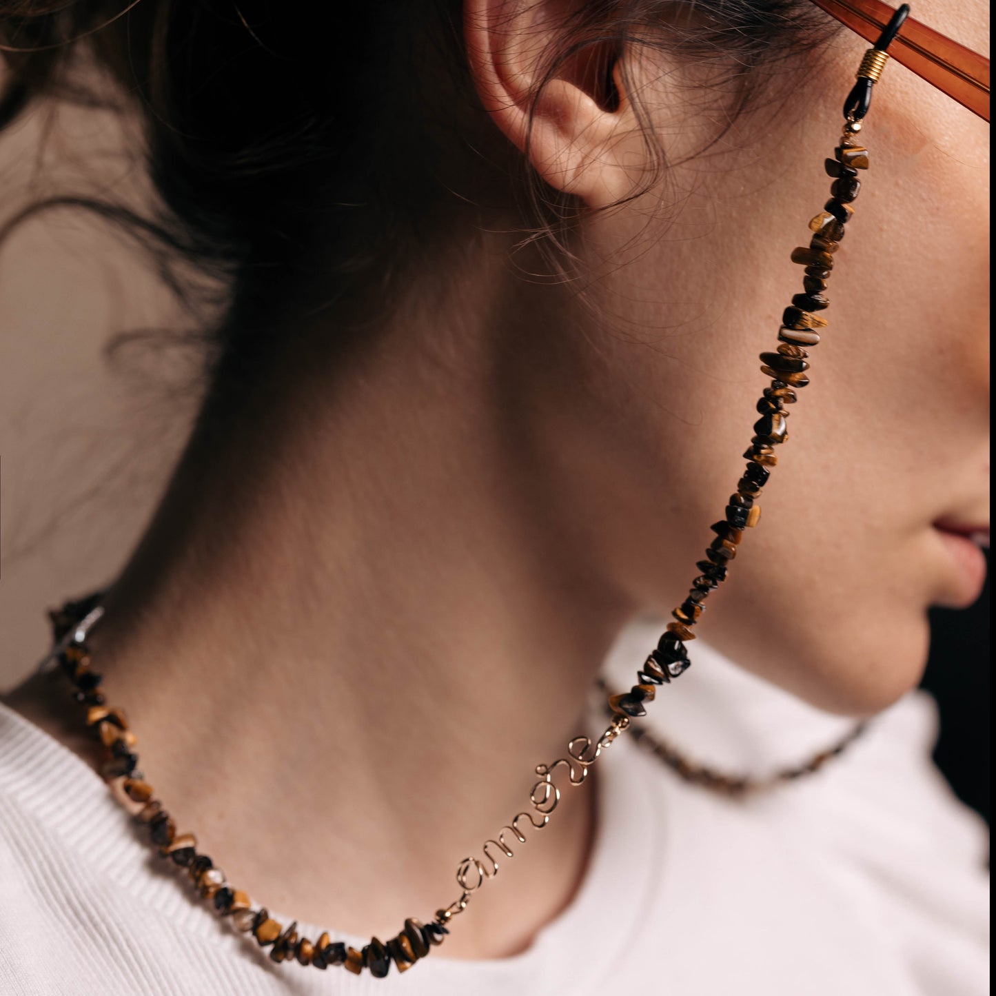 DOUBLE (CORDINO PER OCCHIALI e COLLANA) CHERRY